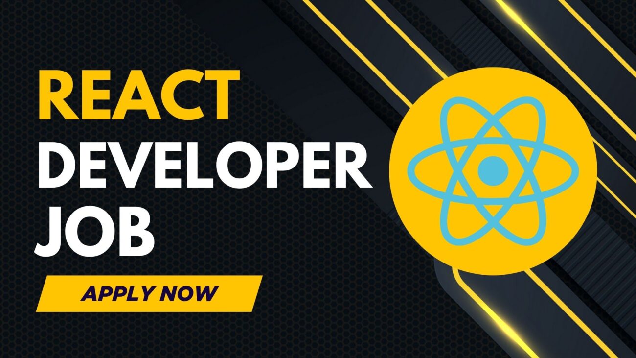 react developer job